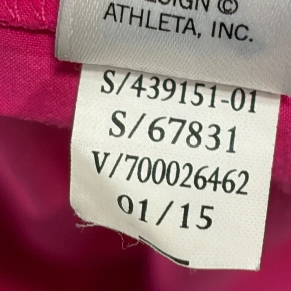Athleta Womens Neon Pink Sleeveless Elastic Waist Active Dress 439151-01 Size 14 - Picture 3 of 10